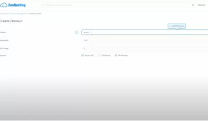 zenhosting adding