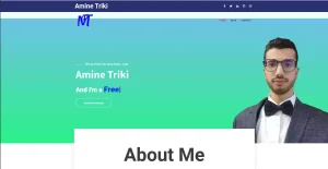 personal website WORDPRESS