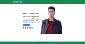 personal website Vue js + BOOTSTRAP