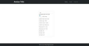 weather website vuejs + BOOTSTRAP